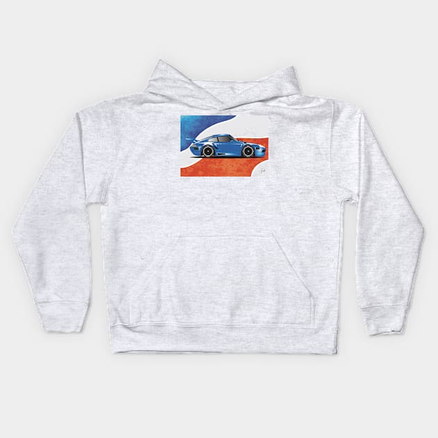 Scenic - German Cup Racer -  Blue Kids Hoodie by Sash8140